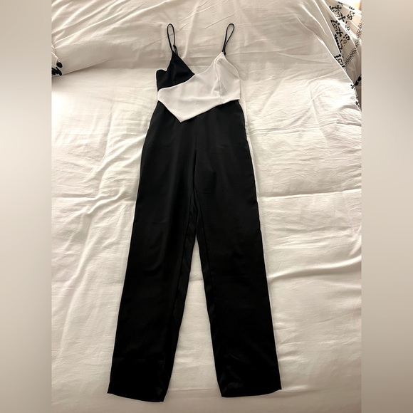 Mustard Seed Pants - Boutique 1861 Black and White Jumpsuit